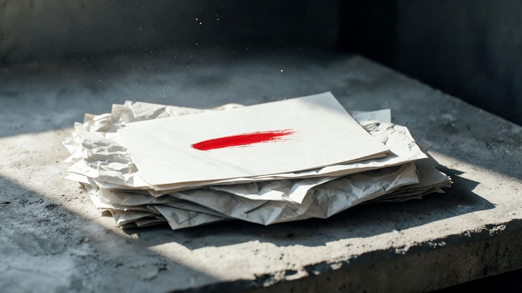 Skizzen auf Papier: Entwürfe vor der Umsetzung.